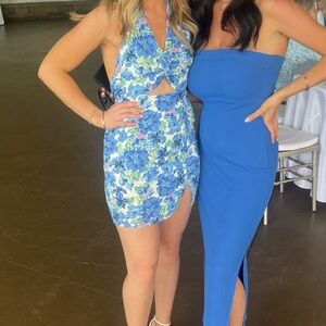 Hello Molly Blue Floral Dress